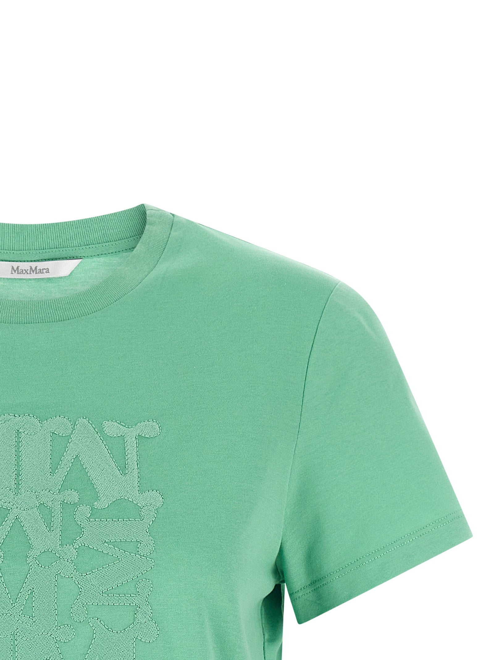 Camiseta bicolor de algodón Max Mara