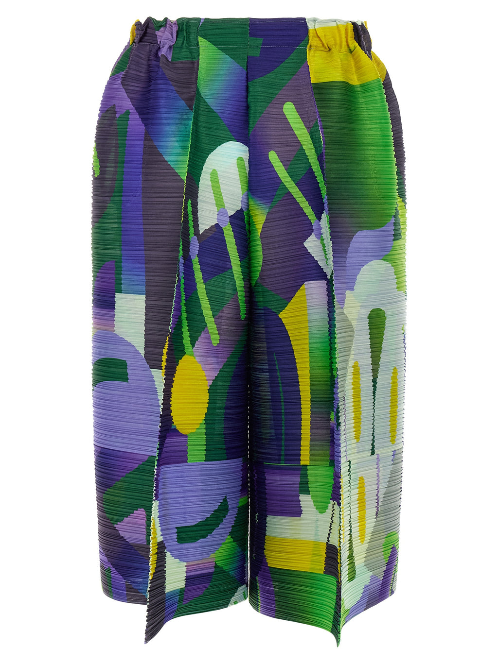 PLEATS PLEASE ISSEY MIYAKE Multicolor Polyester Casual Pants