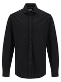 Blusa negra de algodón Brunello Cucinelli