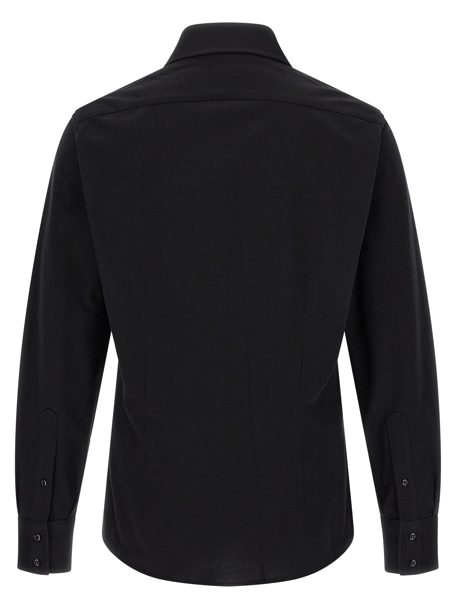 Blusa negra de algodón Brunello Cucinelli