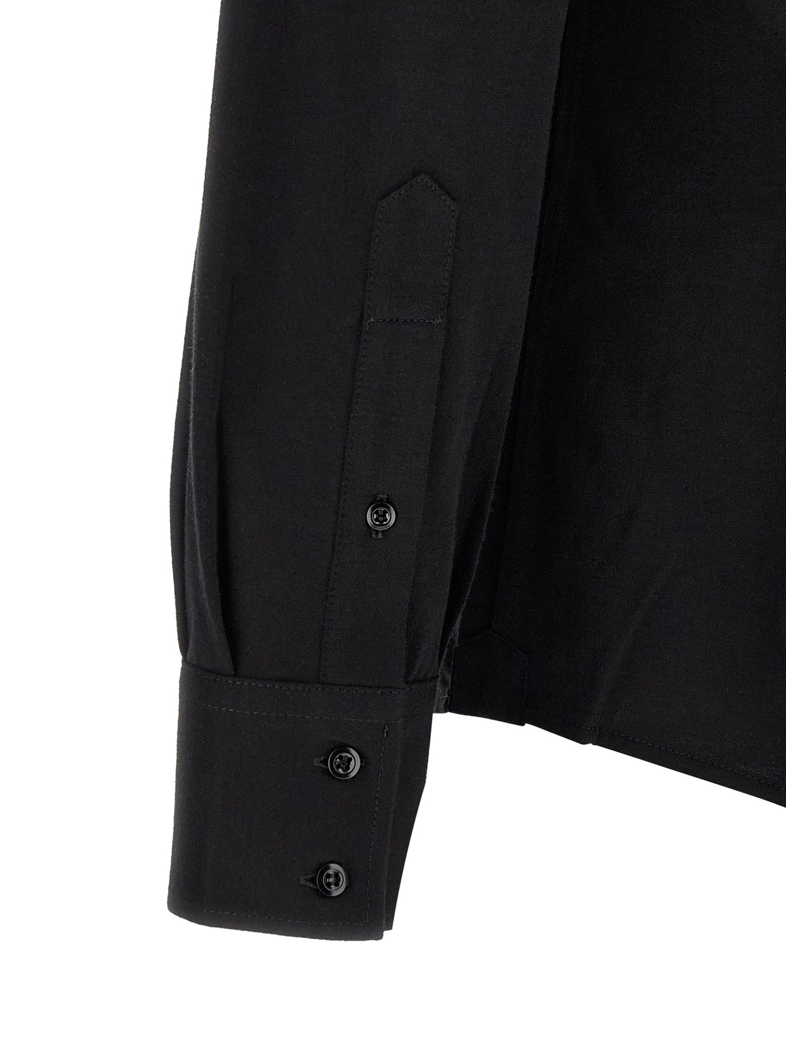 Blusa negra de algodón Brunello Cucinelli