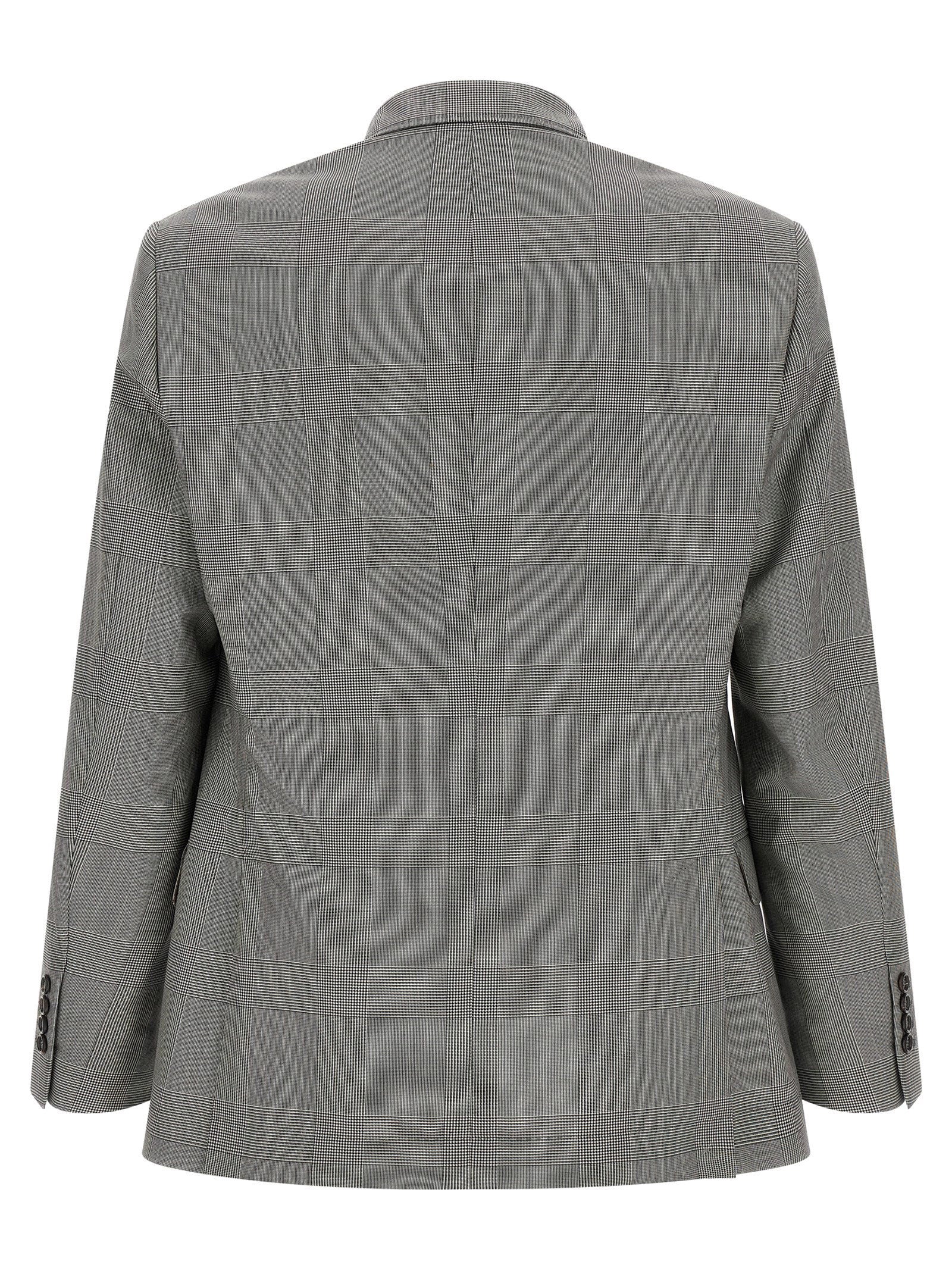 Brunello Cucinelli Gray Virgin Wool Blazer