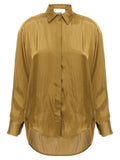 NUDE Gold Polyester Blouse