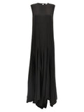 DI.LA3 PARI' Black Silk Long Dress