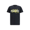 Camiseta de algodón negra Dsquared²