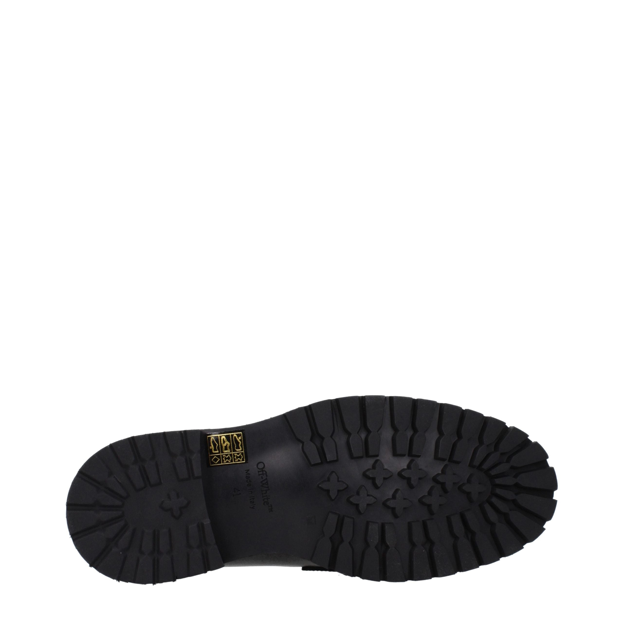 Mocasines sin cordones Off-White de piel negra