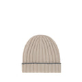 Brunello Cucinelli Brown Cashmere Beanie