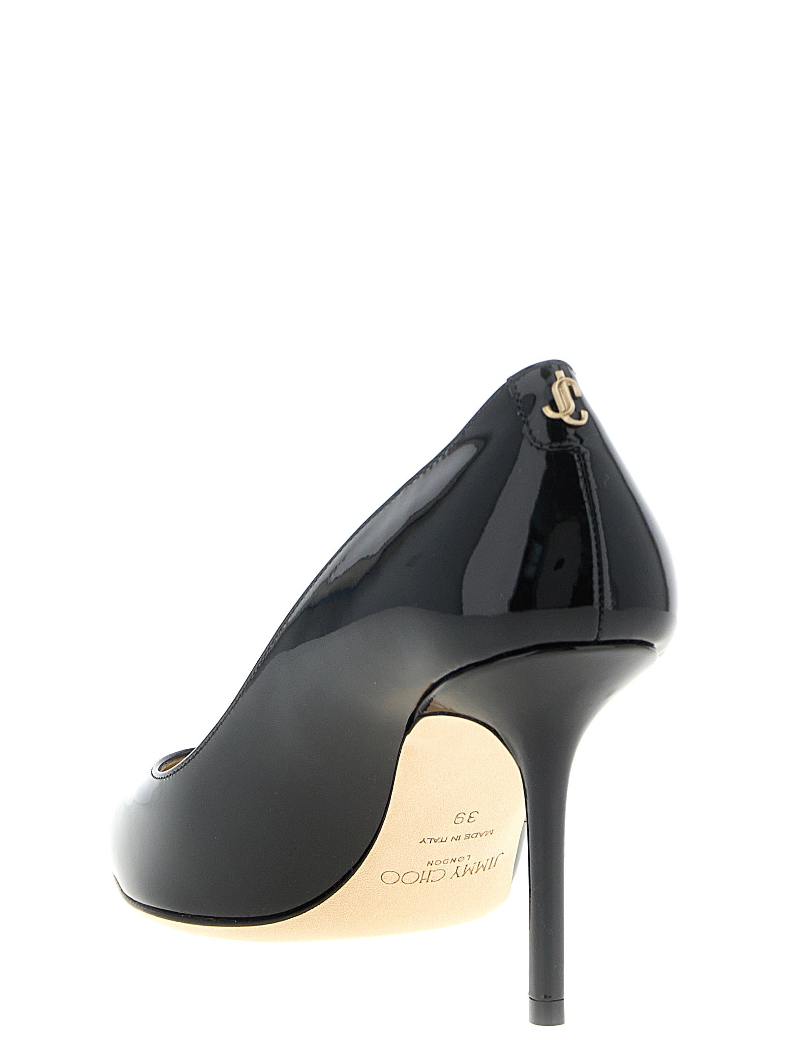 Zapatos de tacón Jimmy Choo de cuero negro