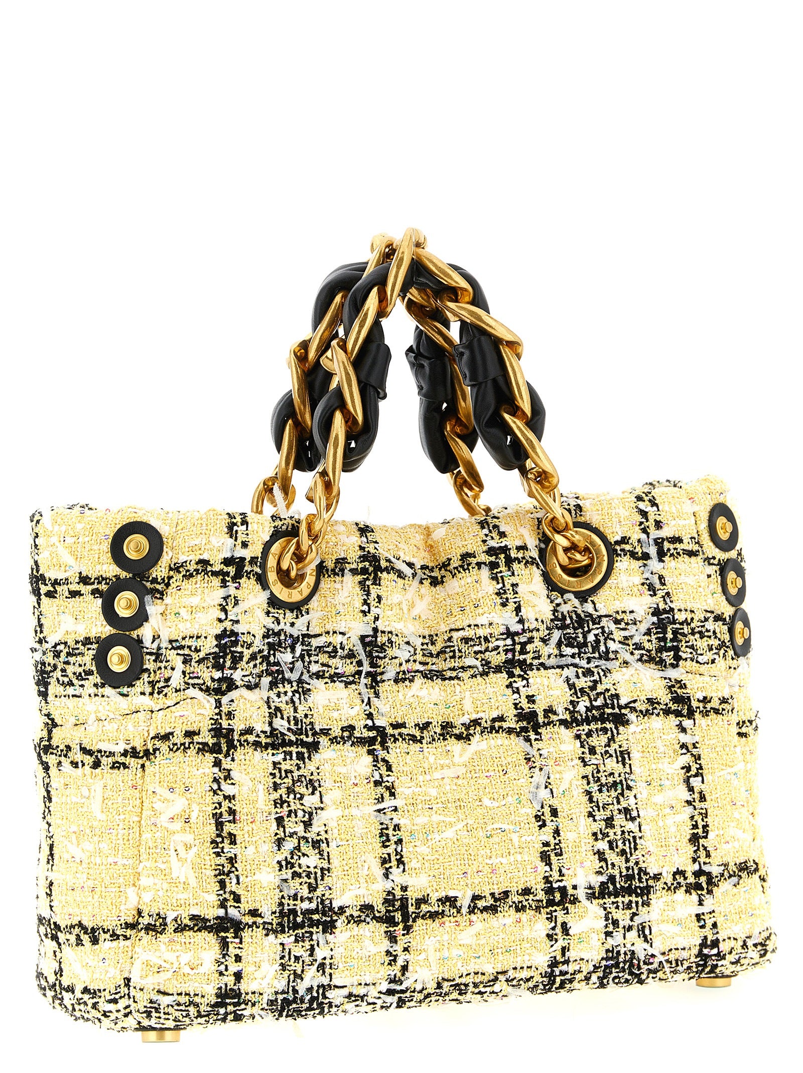 Bolso tote Balmain de poliéster multicolor