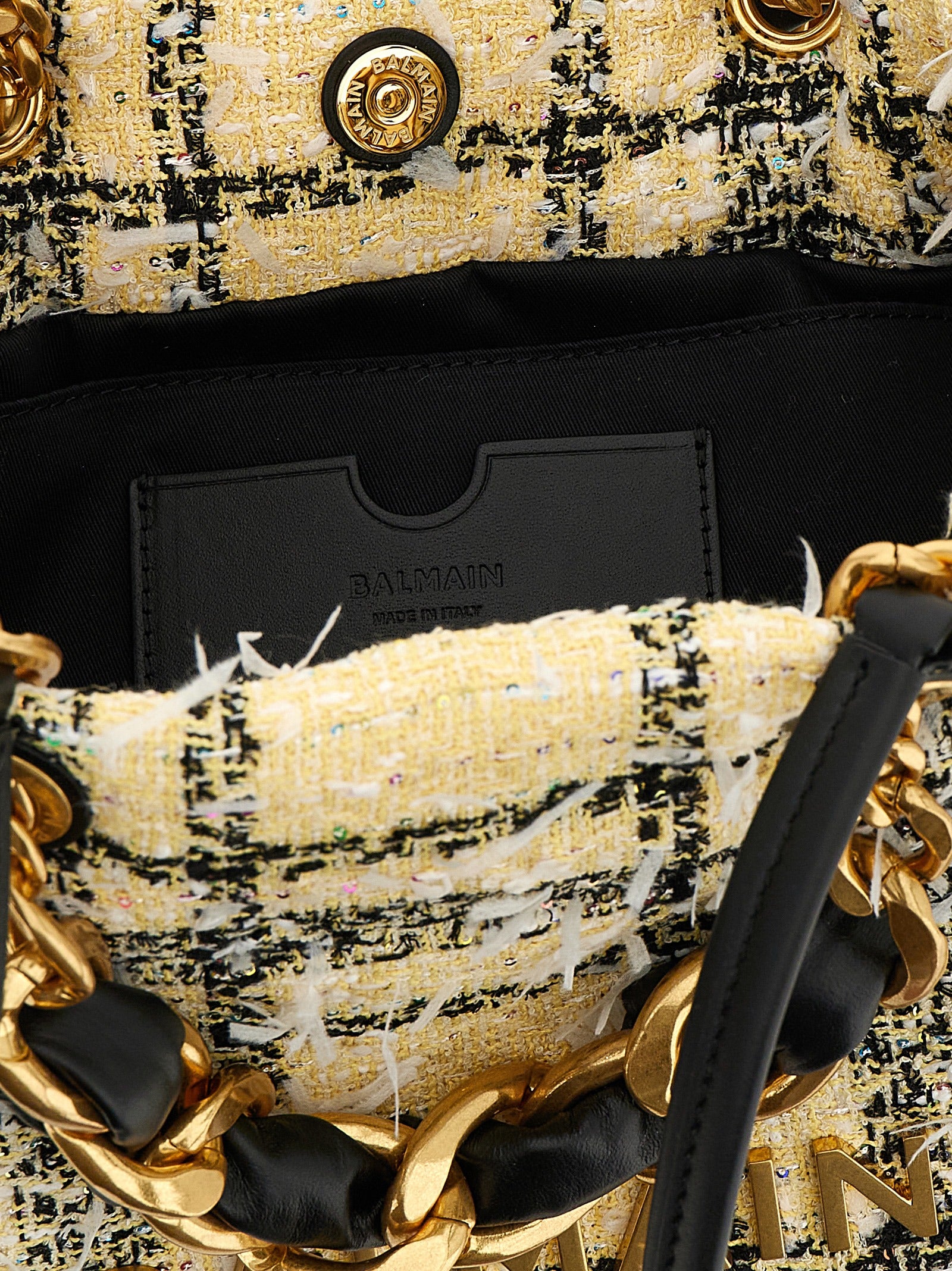 Bolso tote Balmain de poliéster multicolor