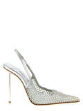 LE SILLA Silver Polyester High Heel Pumps