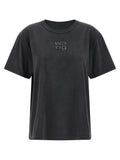 T BY ALEXANDER WANG Black Cotton T-Shirt