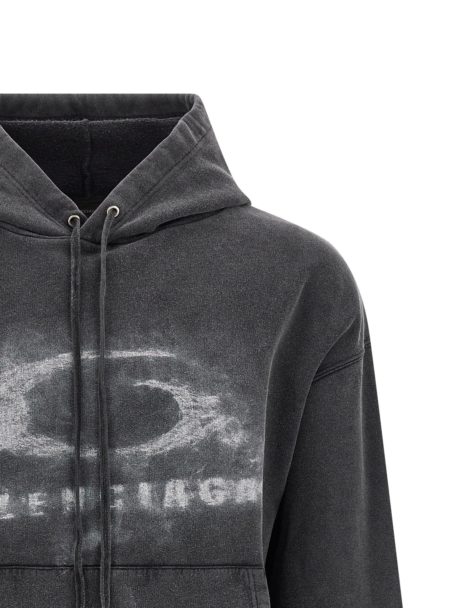 Sudadera de Algodón Bicolor Balenciaga