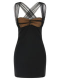 Nensi Dojaka Black Viscose Short Dress