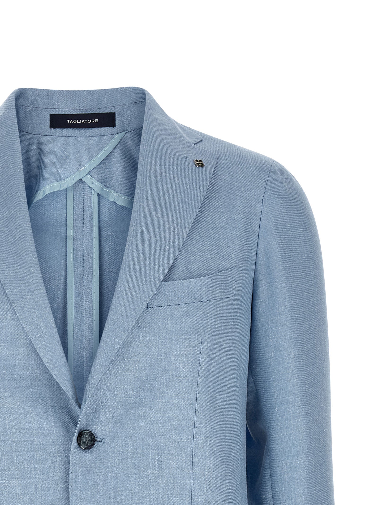 Blazer Tagliatore azul de lana virgen