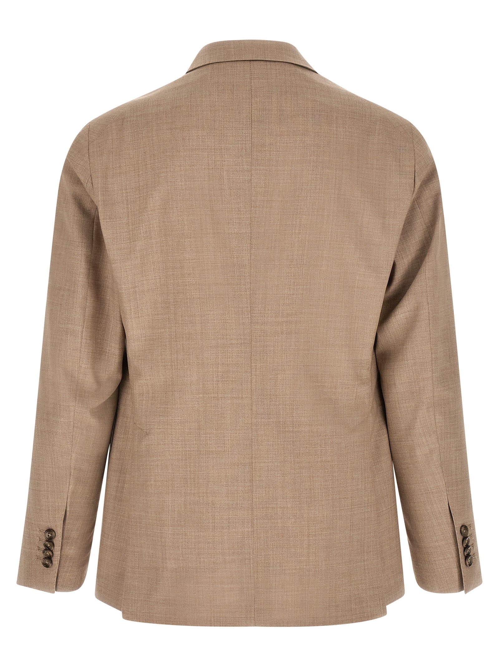 Traje de dos piezas Tagliatore de lana virgen beige