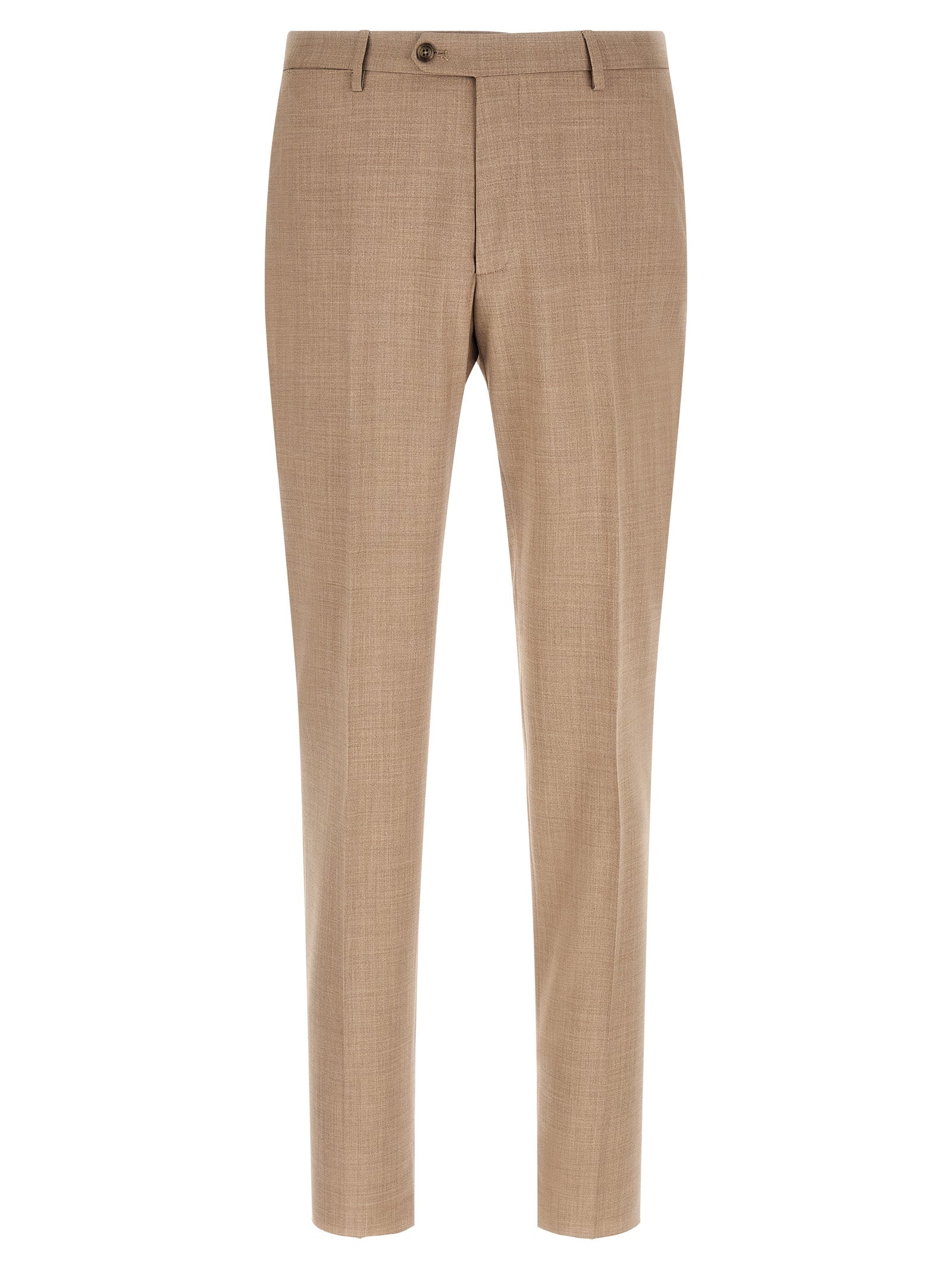 Traje de dos piezas Tagliatore de lana virgen beige