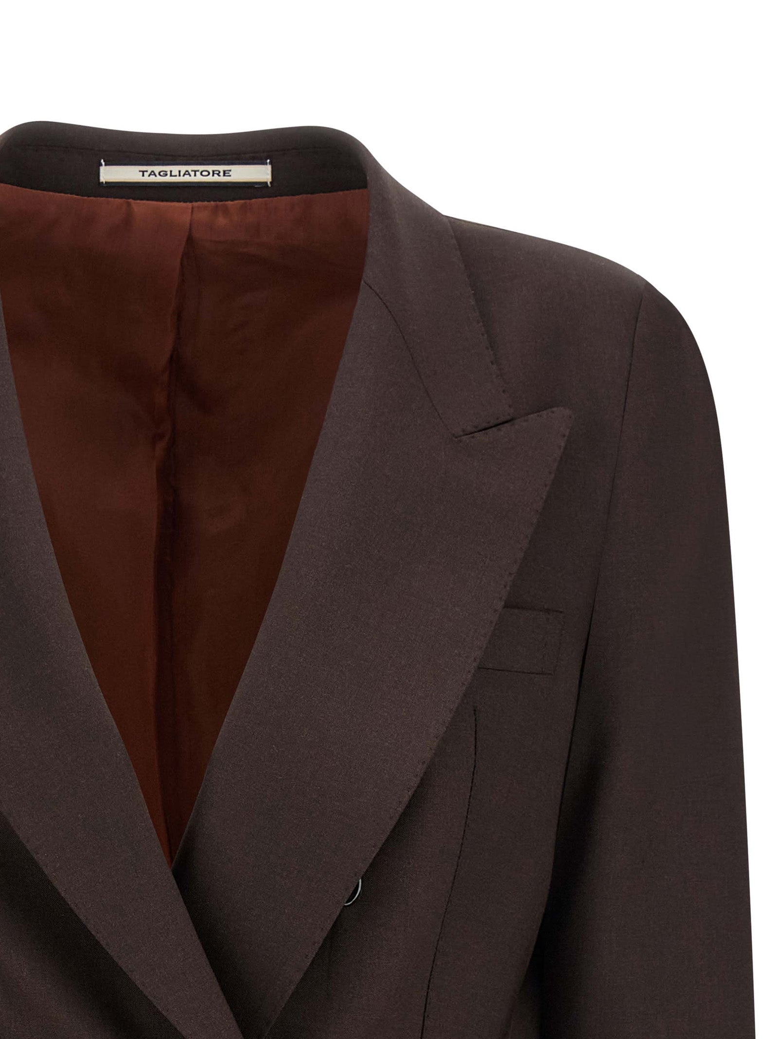 Blazer Tagliatore marrón de lana virgen