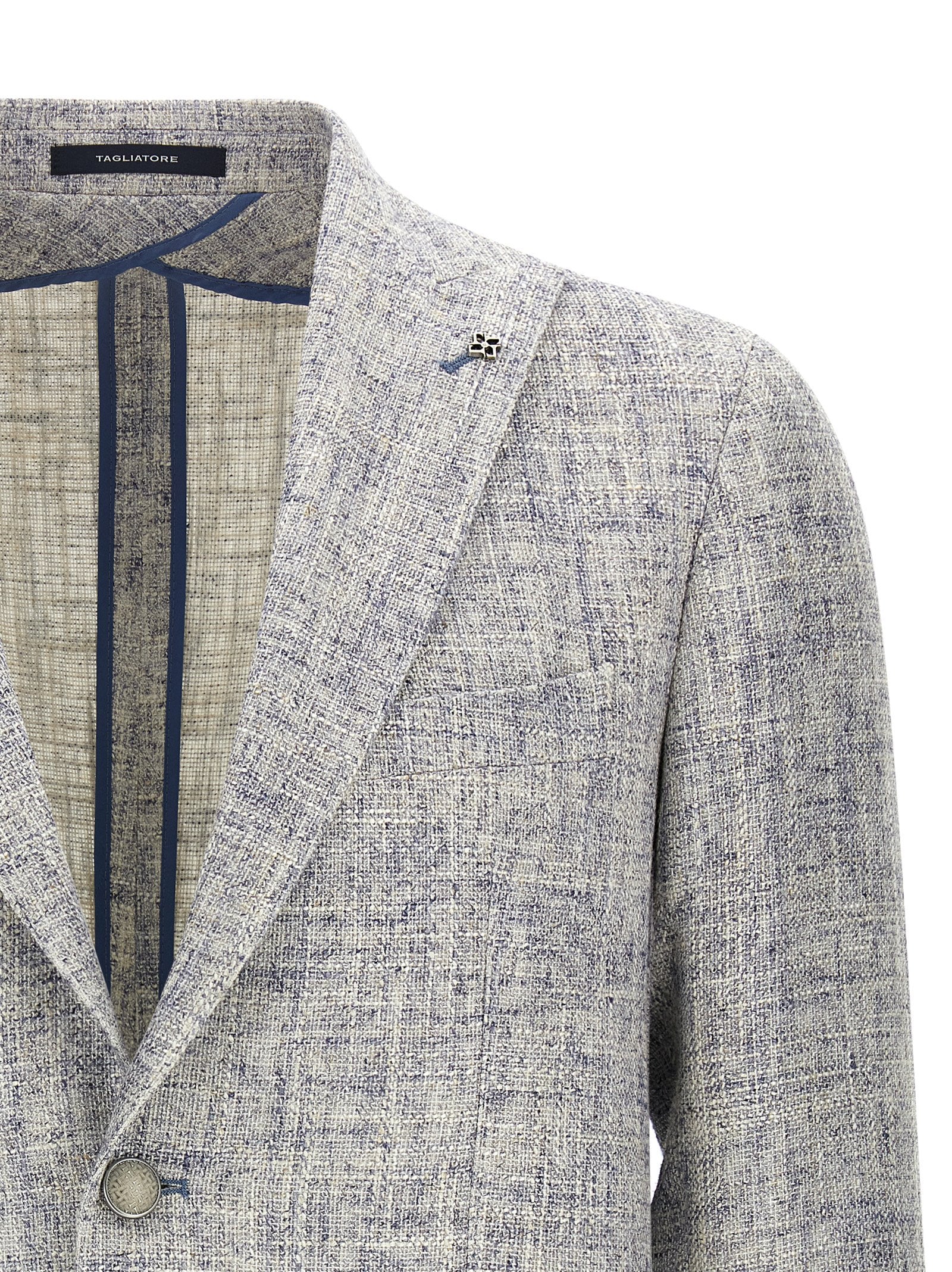 Blazer Tagliatore azul de viscosa