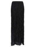 P.A.R.O.S.H. Black Silk Mini Skirt