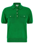 P.A.R.O.S.H. Bicolor Wool Polo Shirt