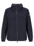 Chaqueta Moncler Grenoble de caparazón de poliamida azul
