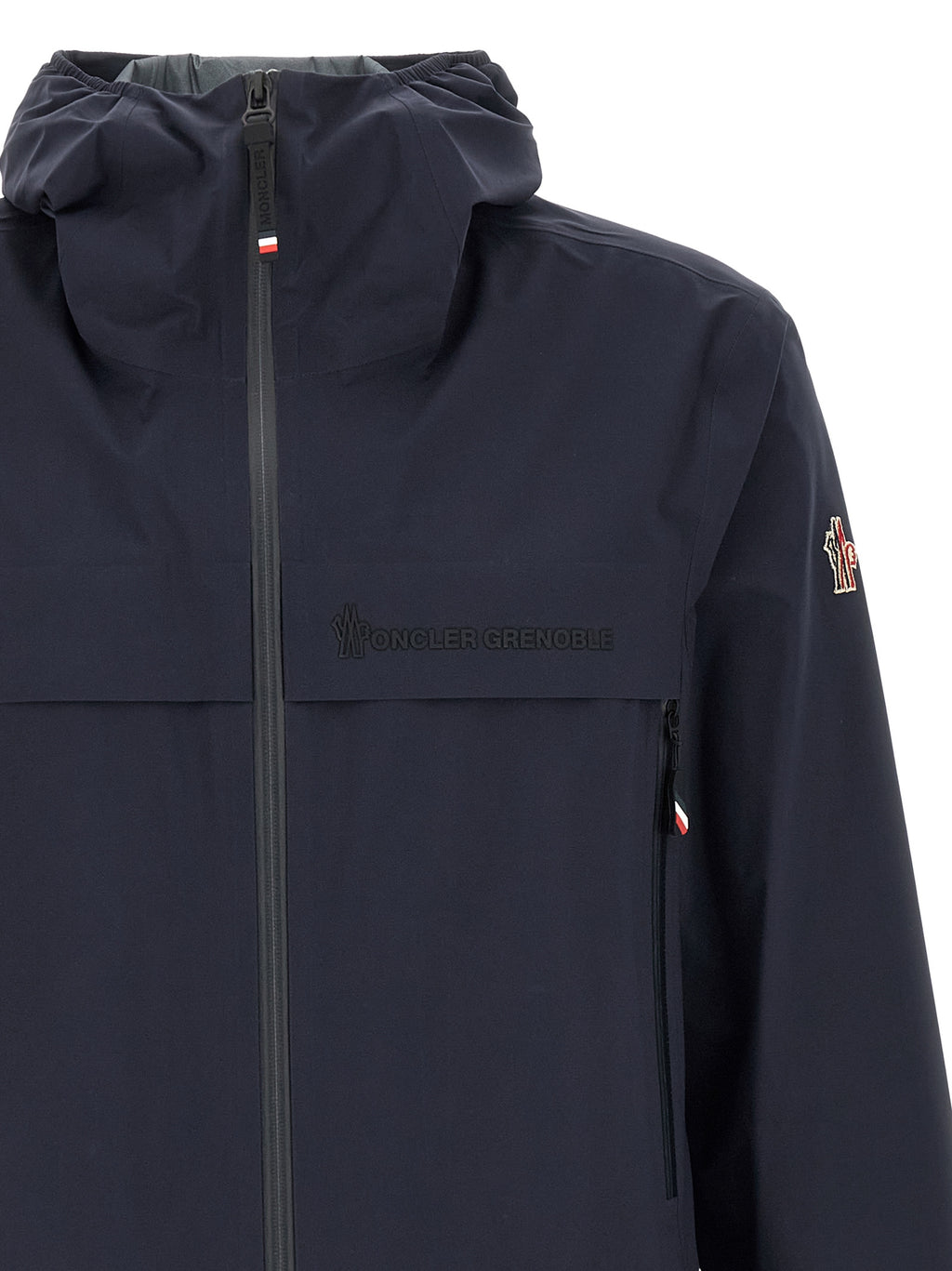 Chaqueta Moncler Grenoble de caparazón de poliamida azul