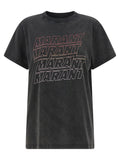 Isabel Marant Étoile Gray Cotton T-Shirt