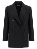 Alberto Biani Black Viscose Blazer