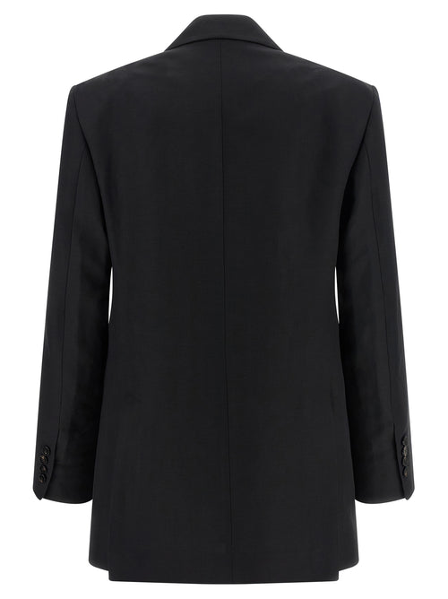 Blazer Alberto Biani negro de viscosa