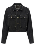 Chaqueta vaquera de algodón negro Lemaire
