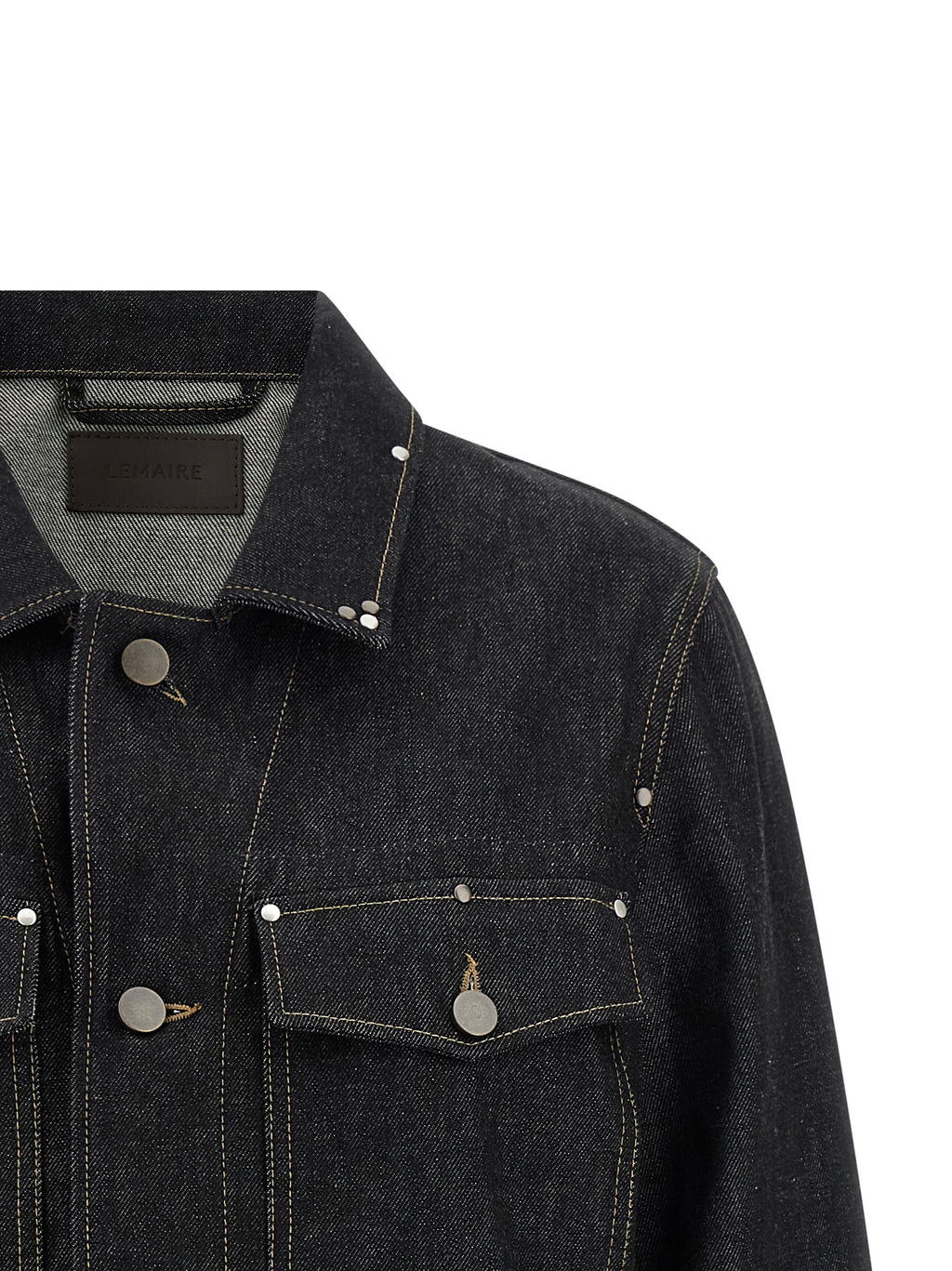 Chaqueta vaquera de algodón negro Lemaire