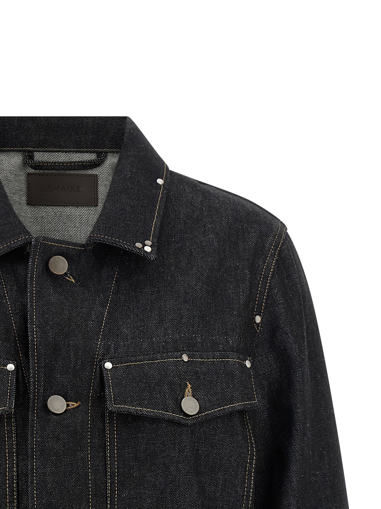 Chaqueta vaquera de algodón negro Lemaire