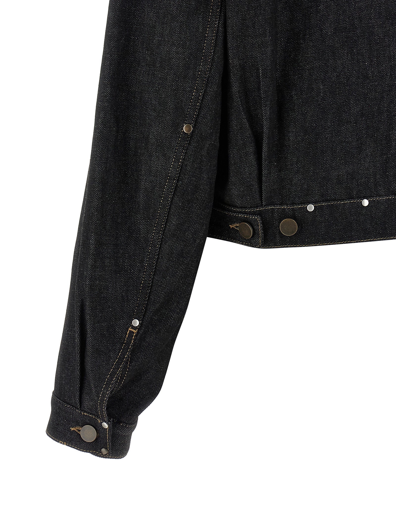Chaqueta vaquera de algodón negro Lemaire