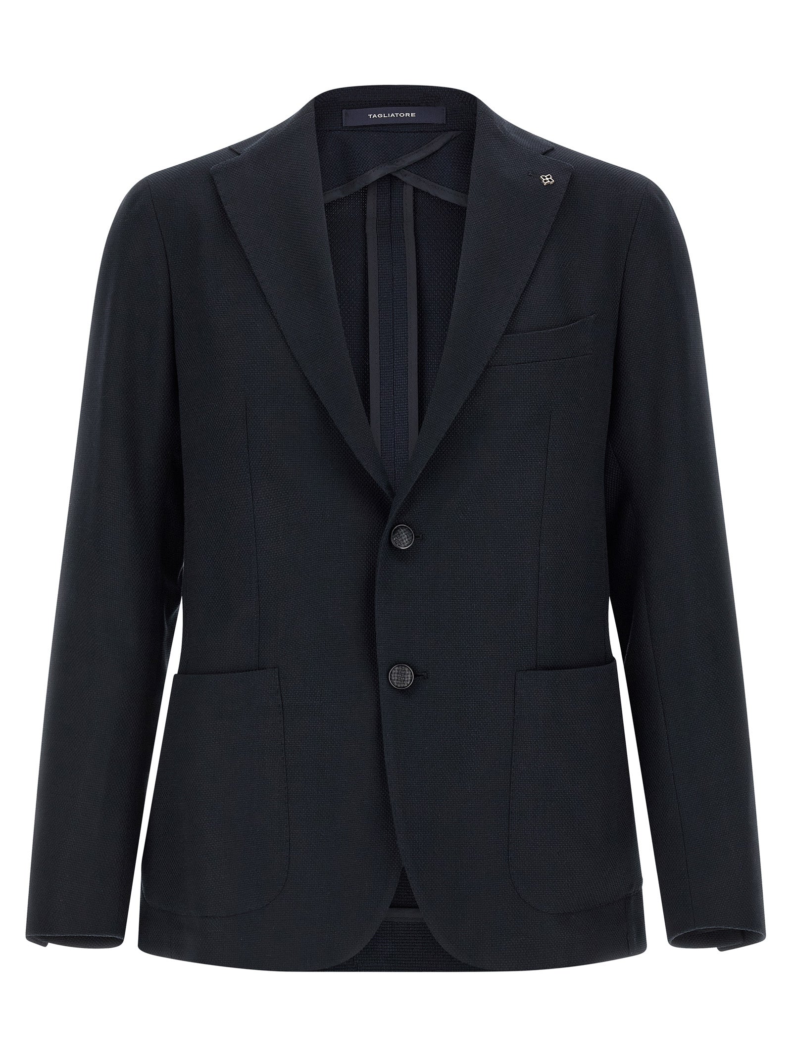Blazer Tagliatore azul de algodón