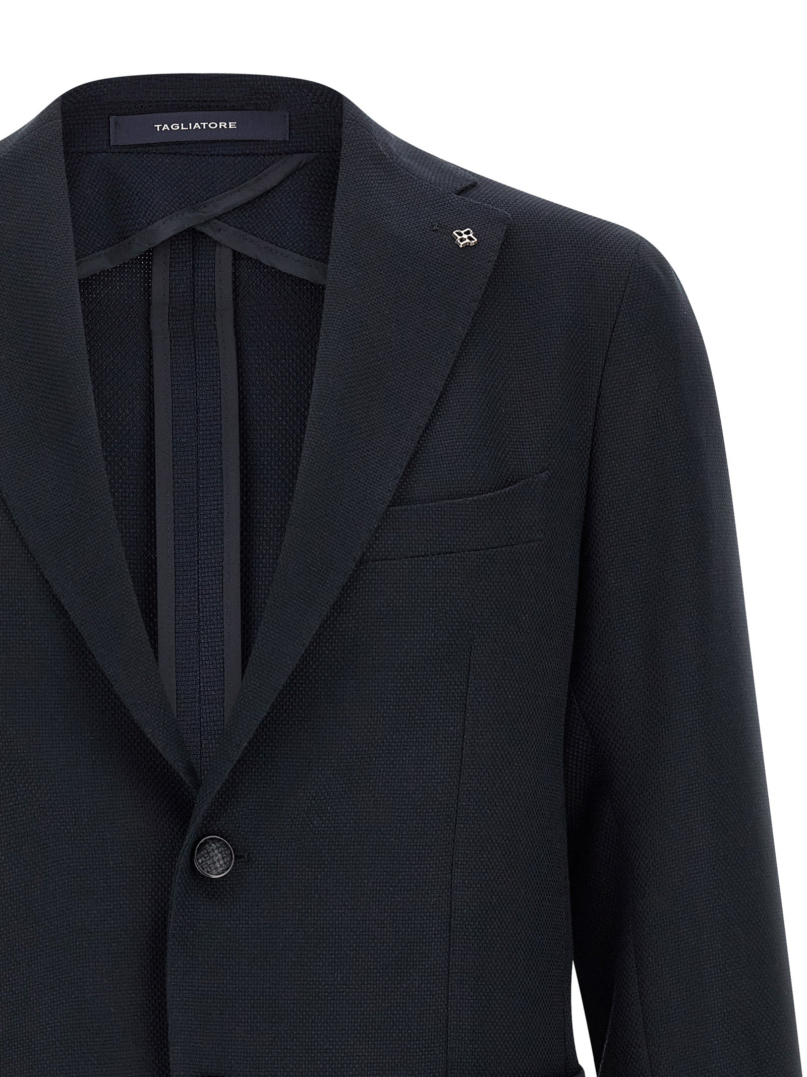 Blazer Tagliatore azul de algodón