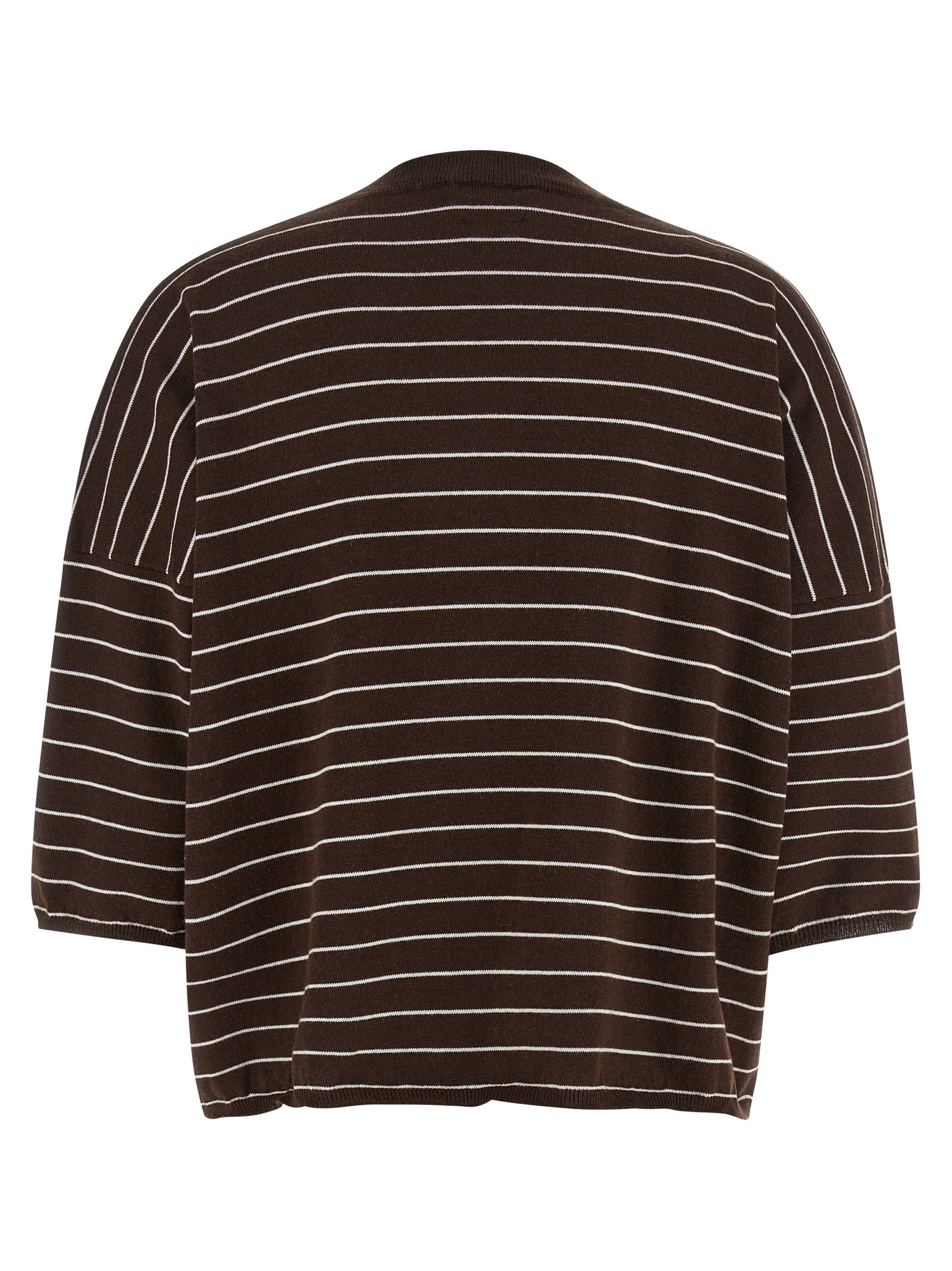 BE YOU Brown Cotton Cardigan