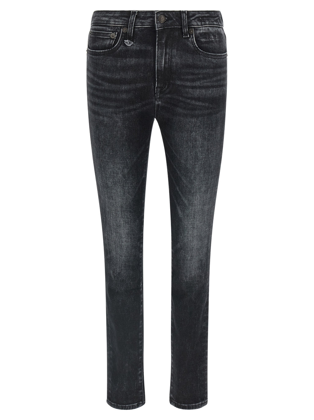 Vaqueros R13 de algodón negro