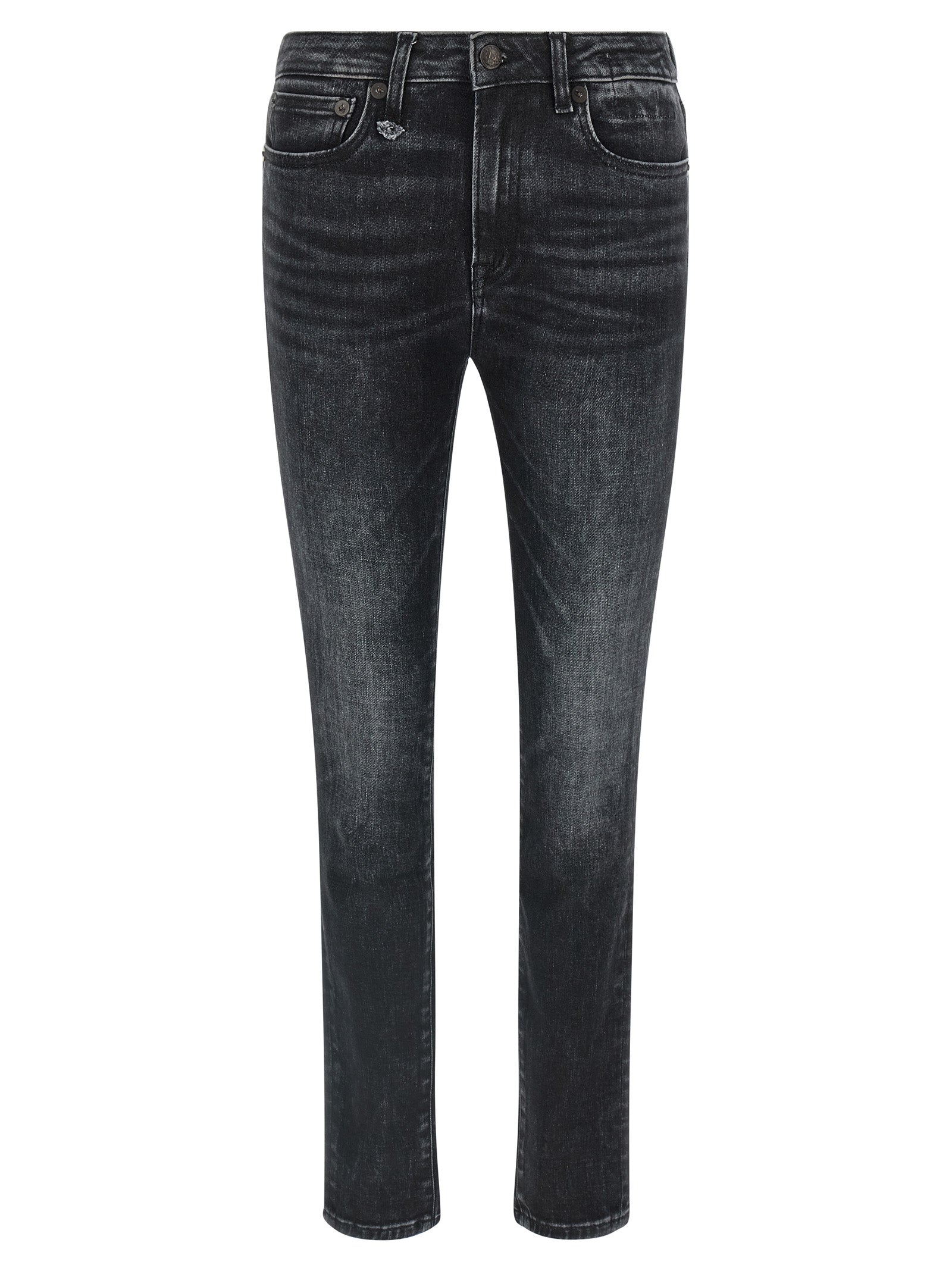 Vaqueros R13 de algodón negro