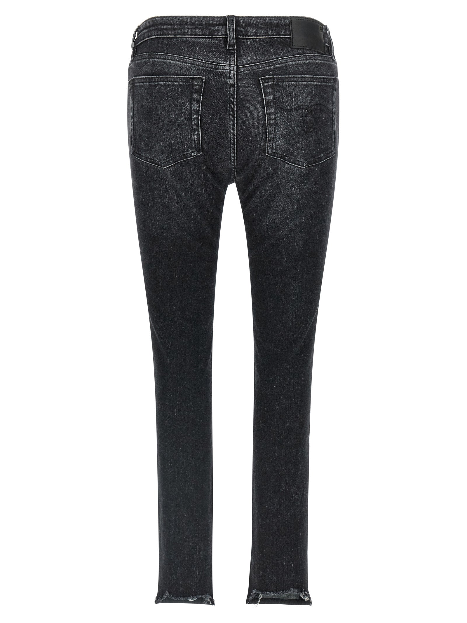 Vaqueros R13 de algodón negro