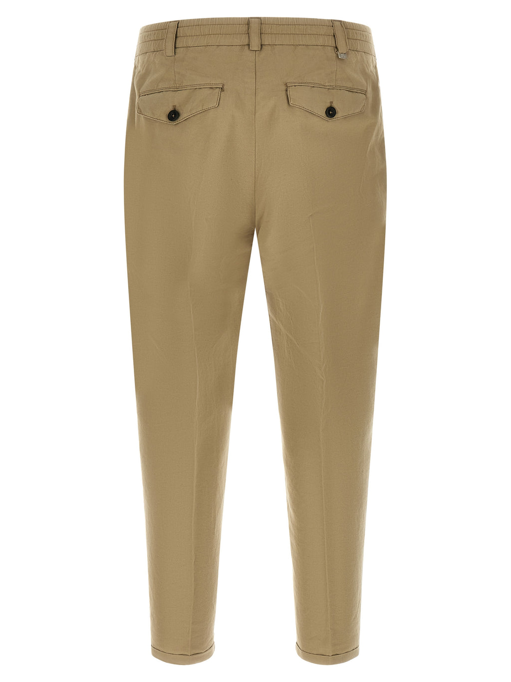 Pantalones casuales de lino beige PT Torino