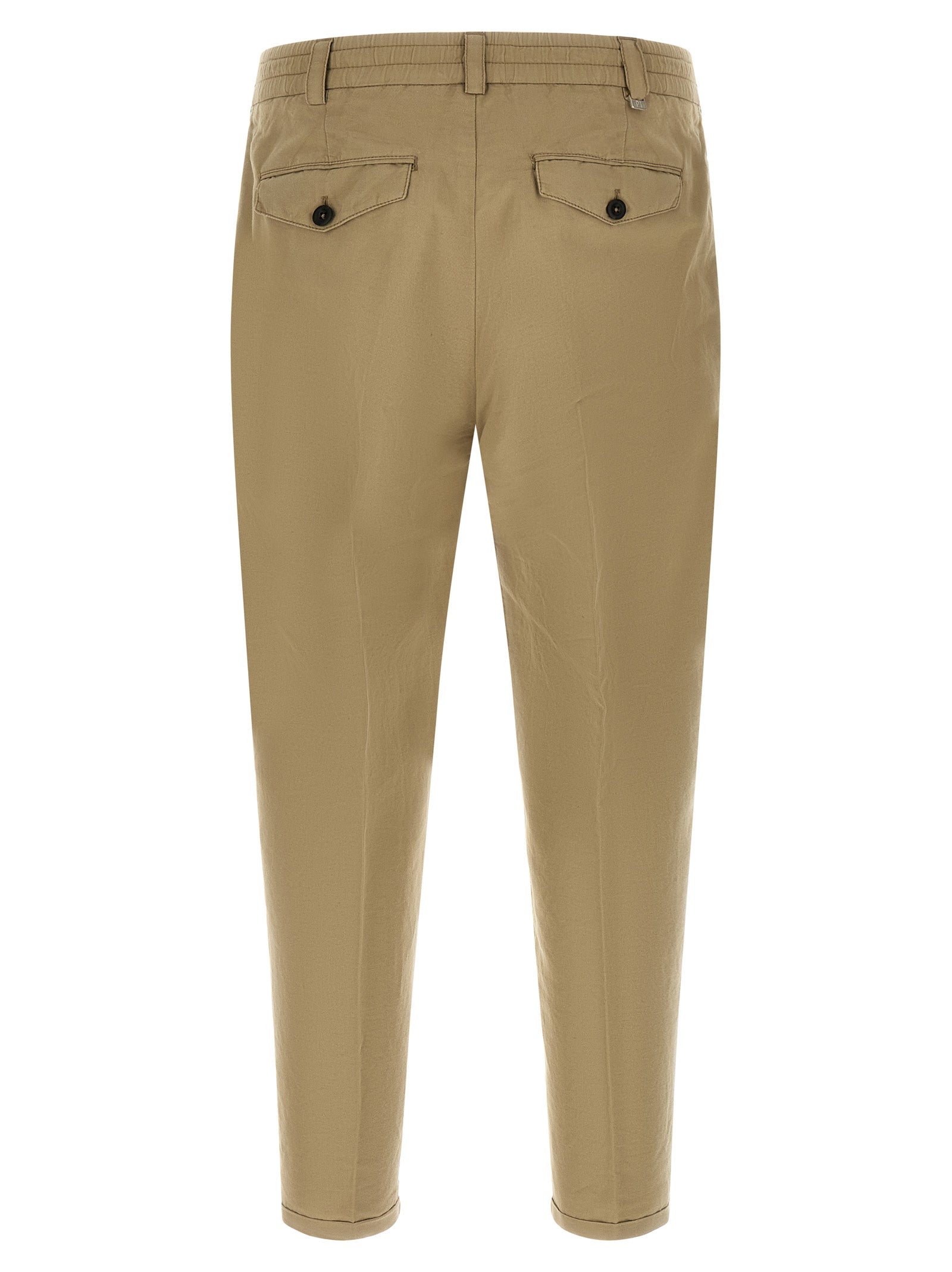 Pantalones casuales de lino beige PT Torino