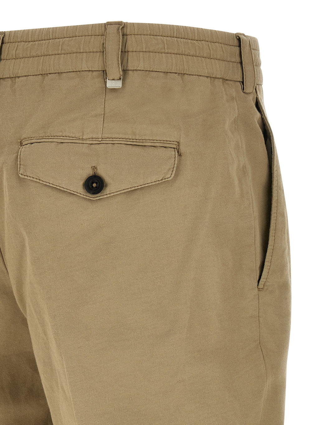 Pantalones casuales de lino beige PT Torino