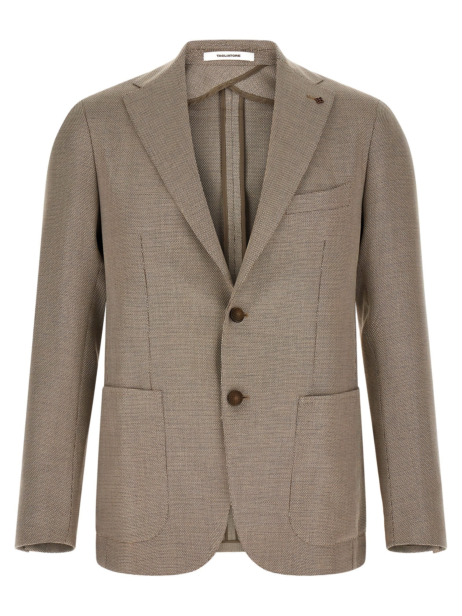 Blazer Tagliatore marrón de algodón