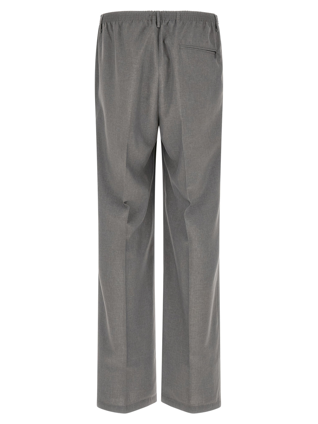 CELLAR DOOR Gray Polyester Casual Pants