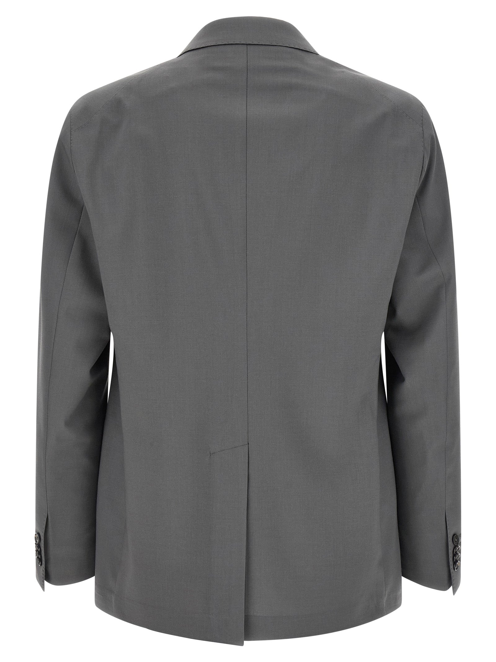Traje de dos piezas gris de lana virgen Tagliatore