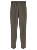CELLAR DOOR Brown Virgin Wool Casual Pants