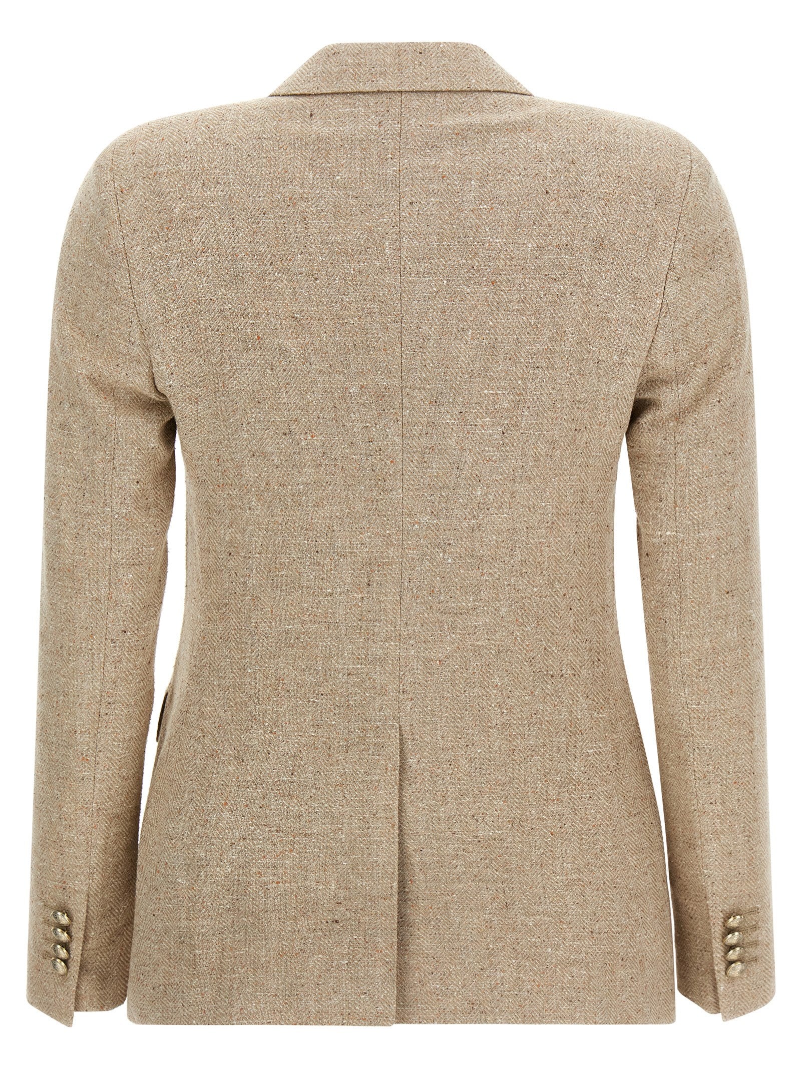 Blazer de algodón beige Tagliatore