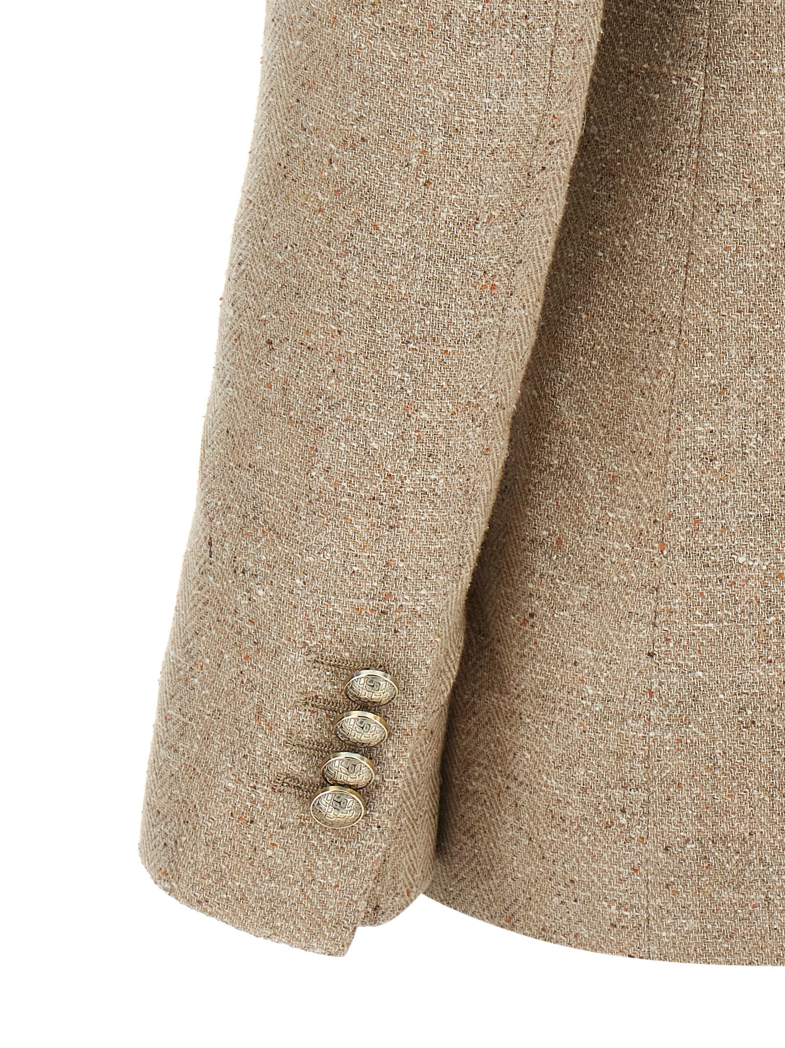 Blazer de algodón beige Tagliatore