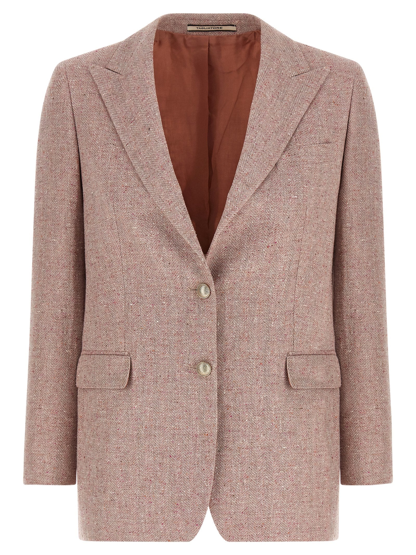 Blazer Tagliatore Multicolor de Algodón